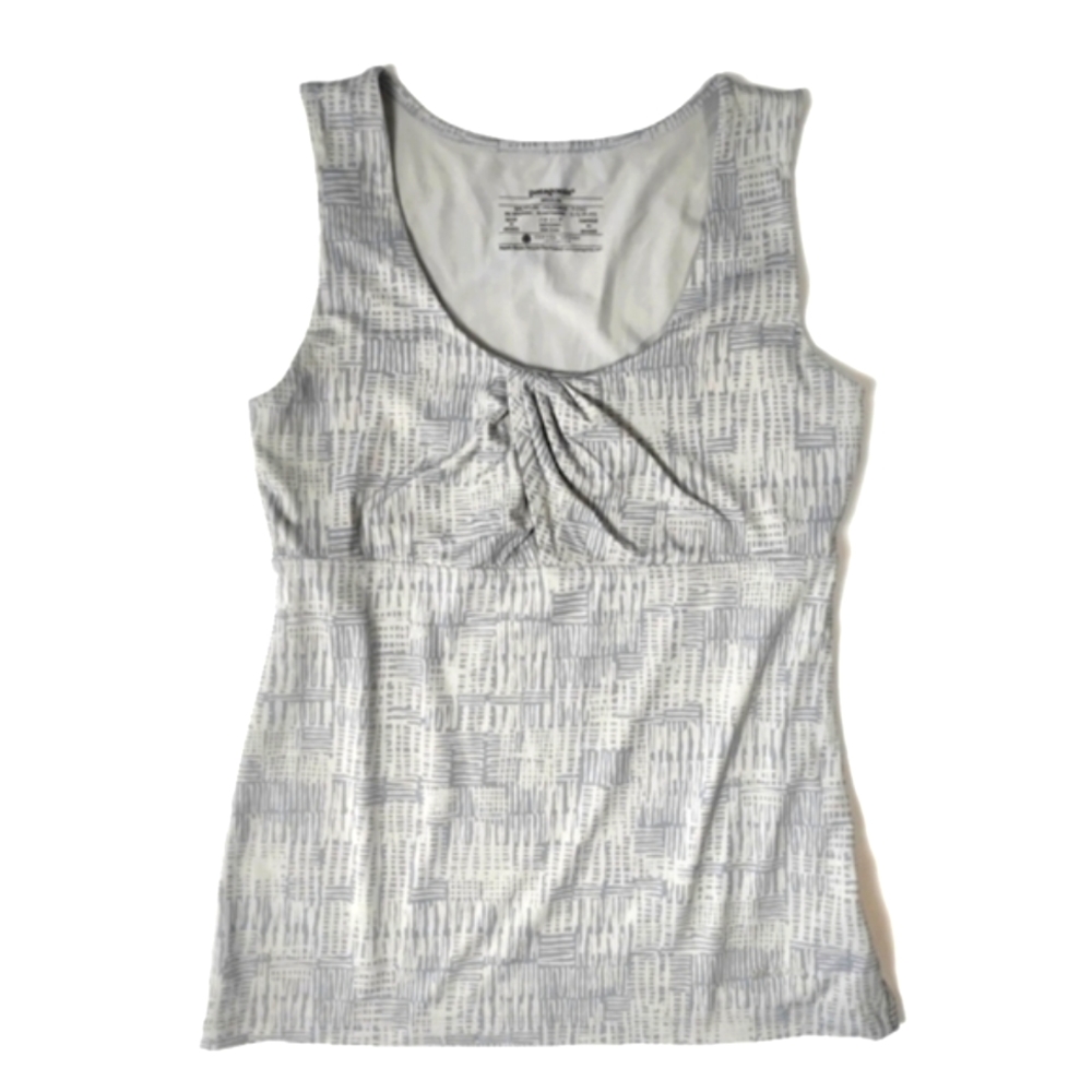 Patagonia Bandha Yoga Twist Front Scoop Neck Athleisure Top Medium